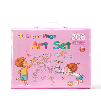 SET DE ARTE Y DIBUJO DE 208 PIEZAS
