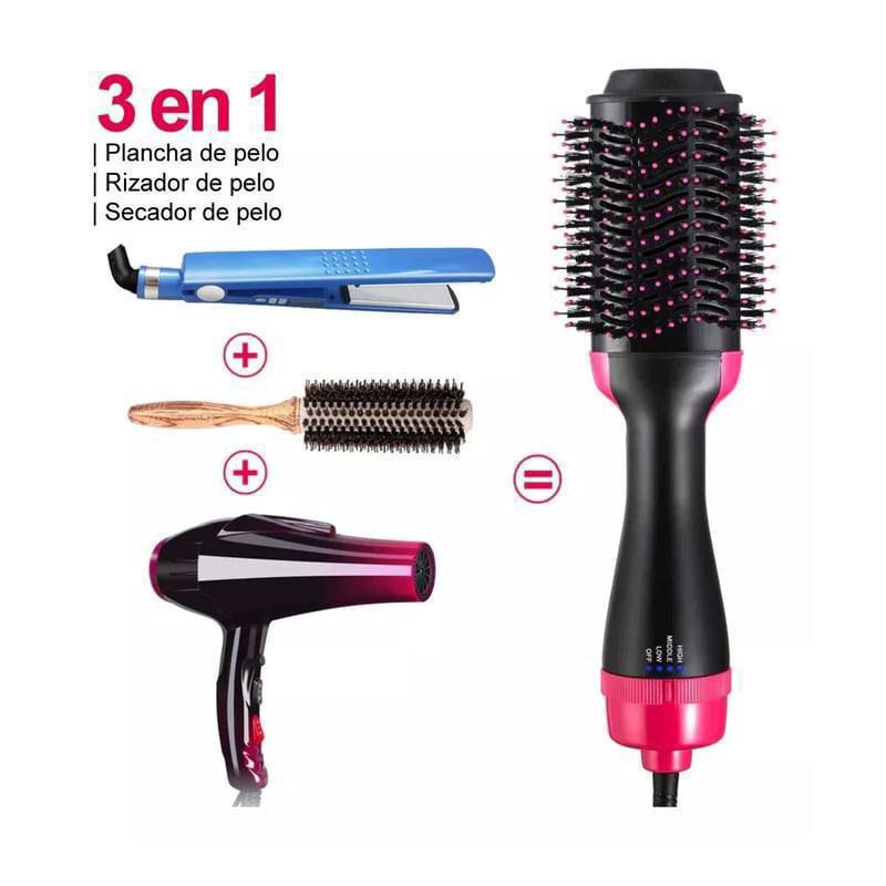 CEPILLO SECADOR PROFESIONAL 3 EN 1 -ONE STEP