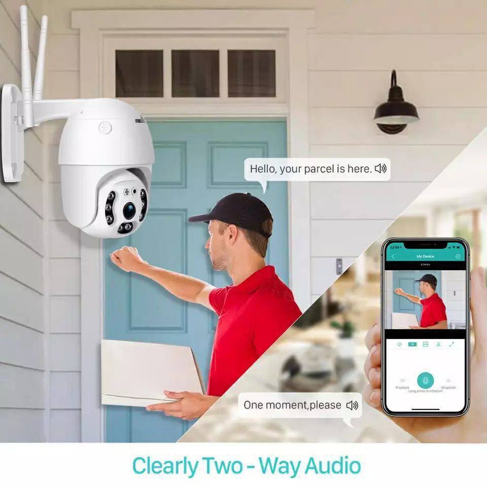 Cámara de exterior IP66 resistente al agua y al polvo para vigilancia