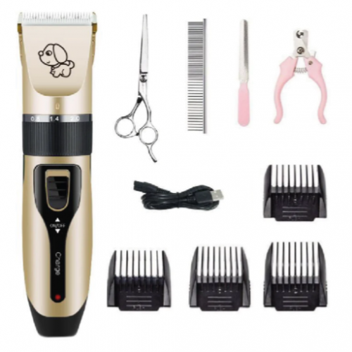 MÁQUINA CORTADORA DE PELO PARA MASCOTAS – KIT PROFESIONAL DE ASEO