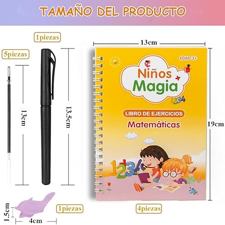 Kit De 4 Libros Magicos Caligrafia