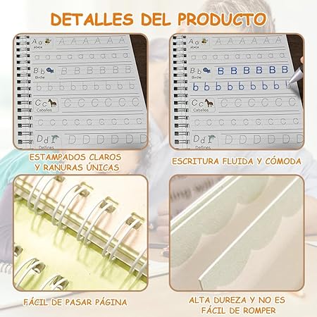 Kit De 4 Libros Magicos Caligrafia