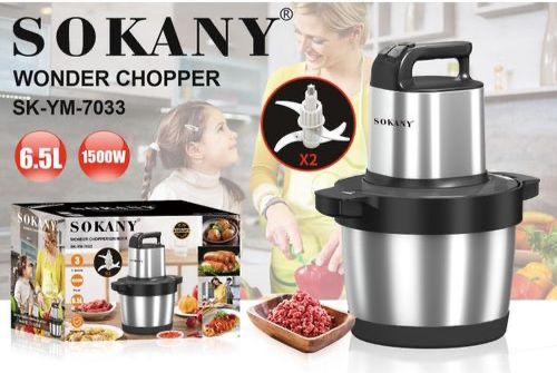 PICADORA ELECTRICA PROFESIONAL SOKANY 6.5L 1500W