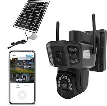 Camara Doble con Panel Solar