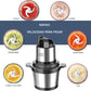 👩‍🍳 Picadora Sokany Vaso Metal 4L 800W ⚡
