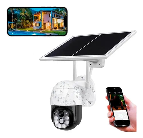 Cámara de Seguridad Inalámbrica con Panel Solar