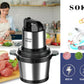 Picadora Eléctrica Profesional Sokany 4L 800W