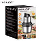 👩‍🍳 Picadora Sokany Vaso Metal 4L 800W ⚡