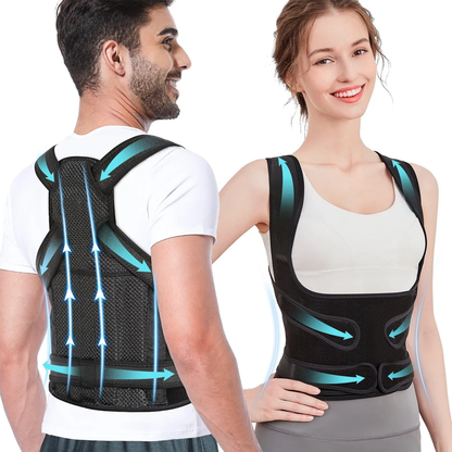 🏆 Corrector de Postura con Varilla– Soporte Lumbar y Espalda para Hombres y Mujeres