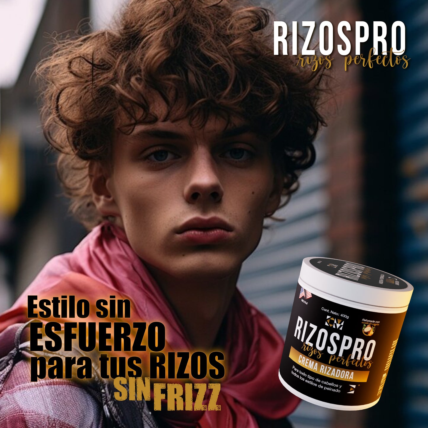 Rizos Definidos y Duraderos con Rizos Pro by Dr. USA